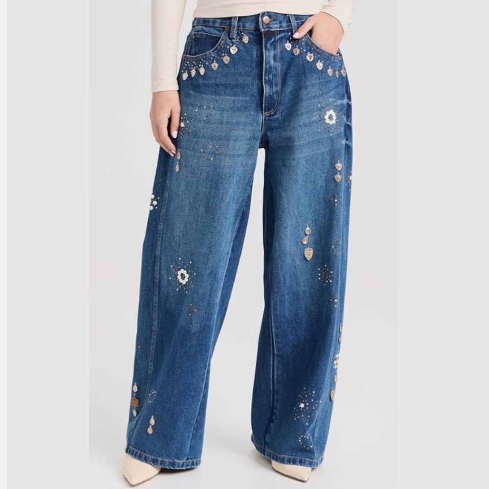 ★NWOT Sea New York Betina Beaded Jeans  US4★